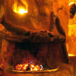 Restaurant Fireplace © Chui Lodge